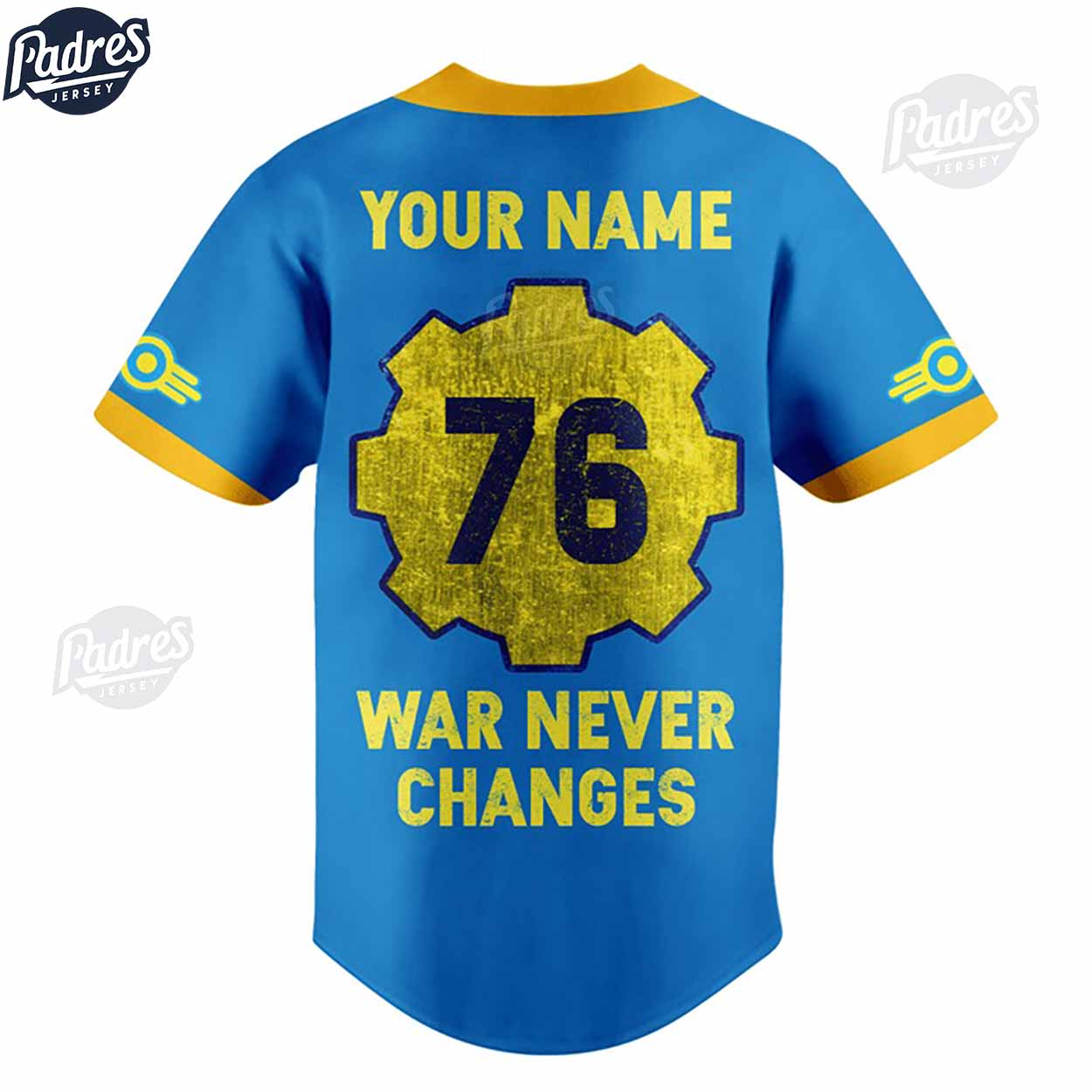 Nuka-Cola Bottler Fallout Shelter Custom Baseball Jersey - Padres Jersey Oasis: Elevate Your Baseball Style Game