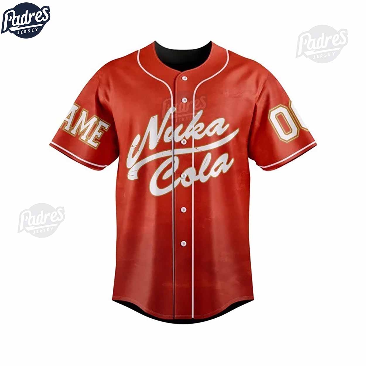 Nuka-Cola Fallout It’s A Blast Custom Baseball Jersey - Padres Jersey Oasis: Elevate Your Baseball Style Game