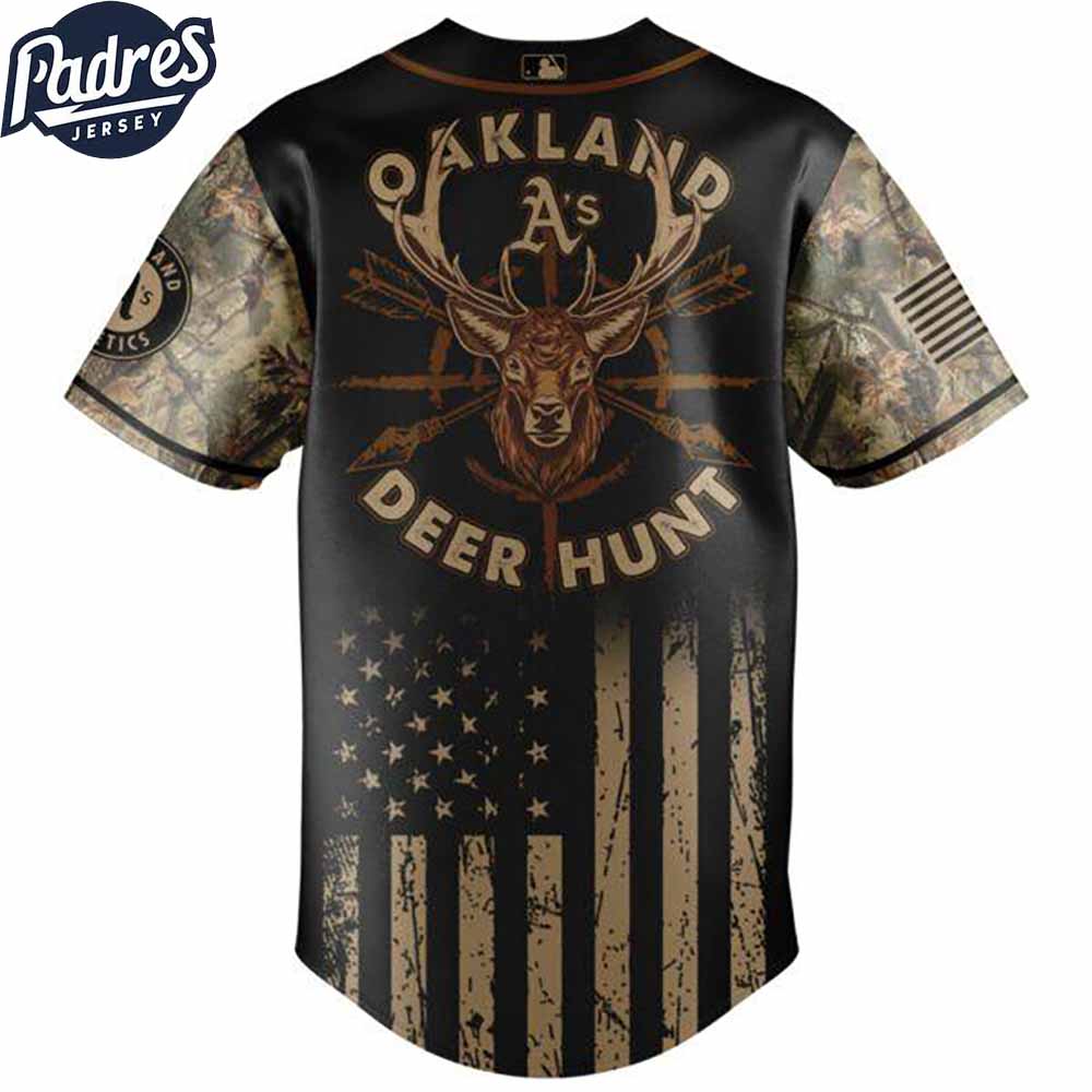 Oakland Athletics MLB X Deer Hunting Personalized Baseball Jersey - Padres Jersey Oasis: Elevate Your Baseball Style Game