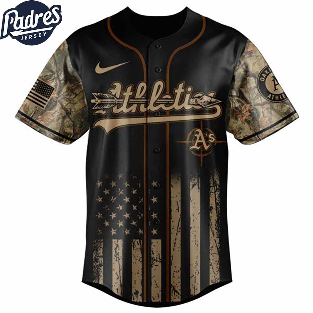 Oakland Athletics MLB X Deer Hunting Personalized Baseball Jersey - Padres Jersey Oasis: Elevate Your Baseball Style Game