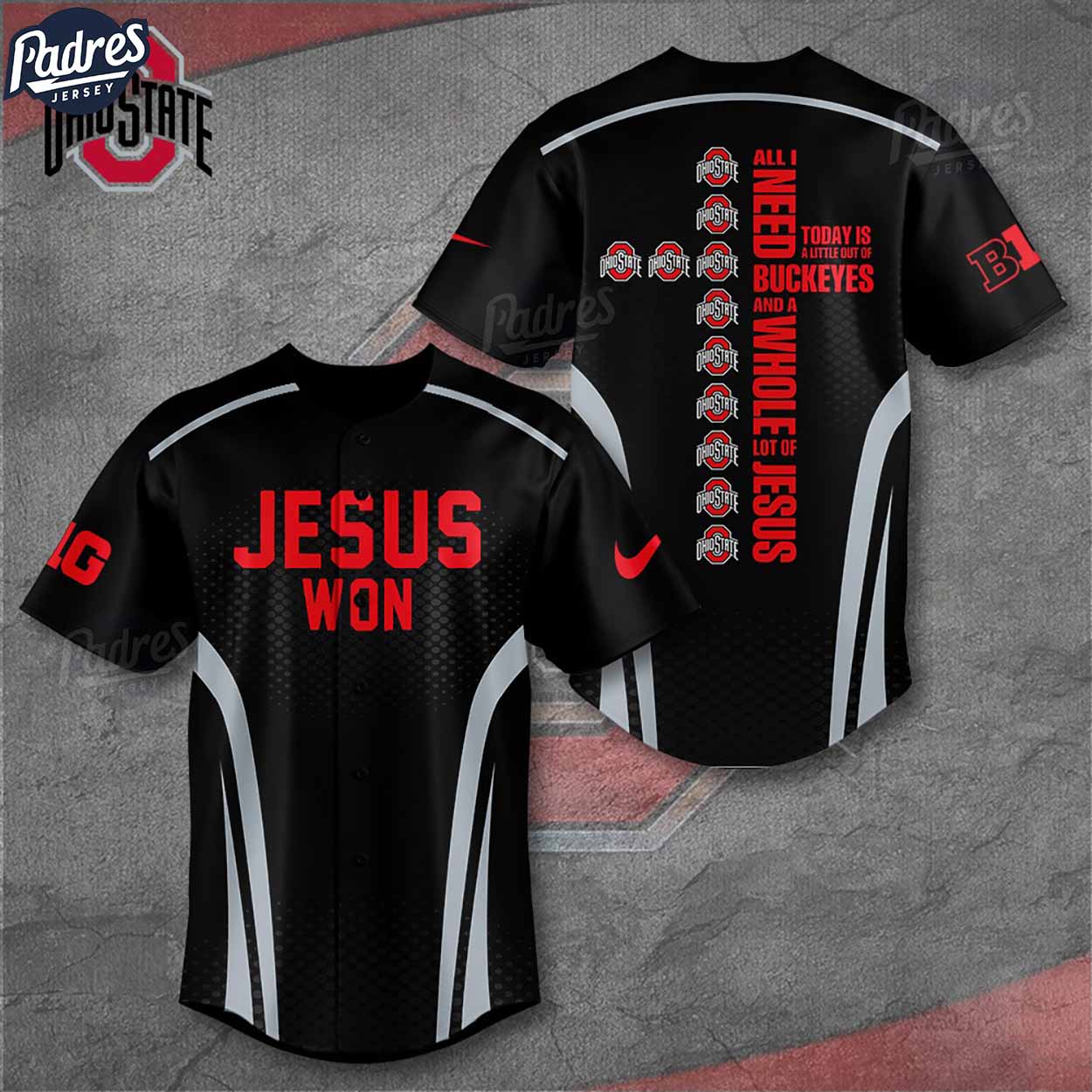 Ohio State Buckeyes Football Baseball Jersey Gifts - Padres Jersey Oasis: Elevate Your Baseball Style Game