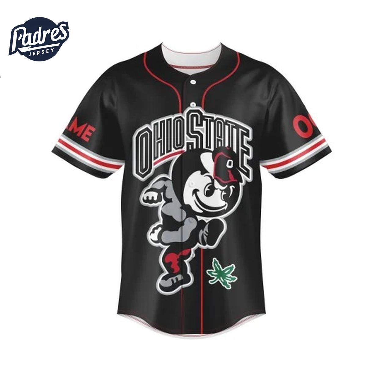 Ohio State Go Bucks Football Custom Baseball Jersey - Padres Jersey Oasis: Elevate Your Baseball Style Game