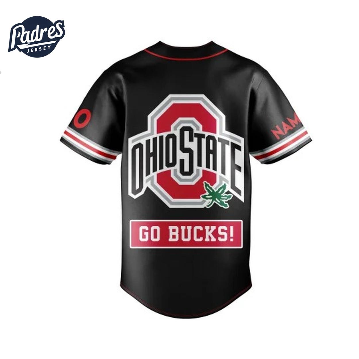 Ohio State Go Bucks Football Custom Baseball Jersey - Padres Jersey Oasis: Elevate Your Baseball Style Game