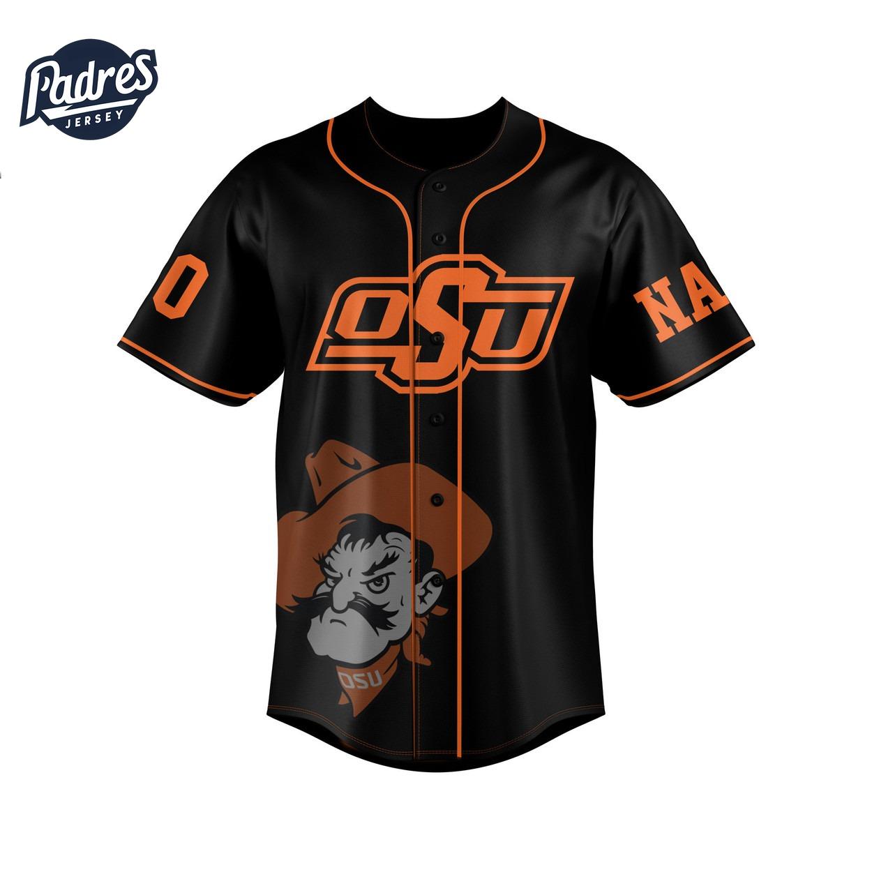 Oklahoma State Cowboys Go Pokes Football Baseball Jersey - Padres Jersey Oasis: Elevate Your Baseball Style Game