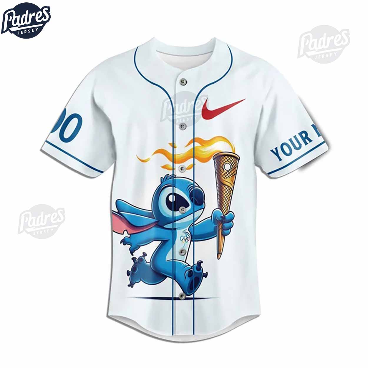 Olympic Games Team USA Stitch Custom Baseball Jersey - Padres Jersey Oasis: Elevate Your Baseball Style Game