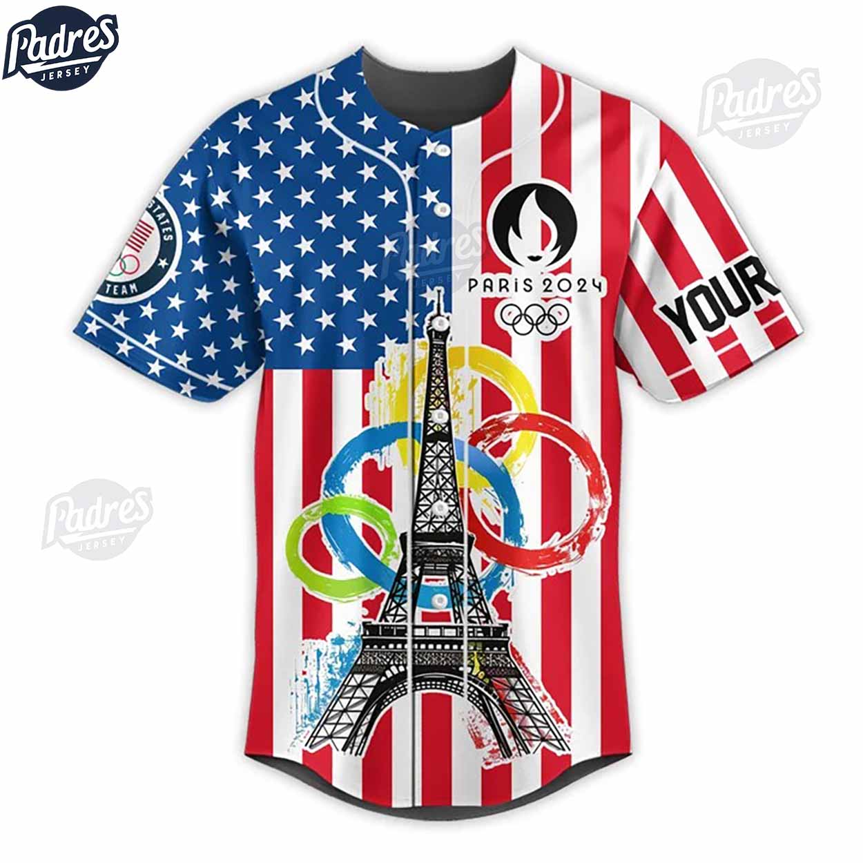 Olympic Paris Looney Tunes Custom Baseball Jersey - Padres Jersey Oasis: Elevate Your Baseball Style Game