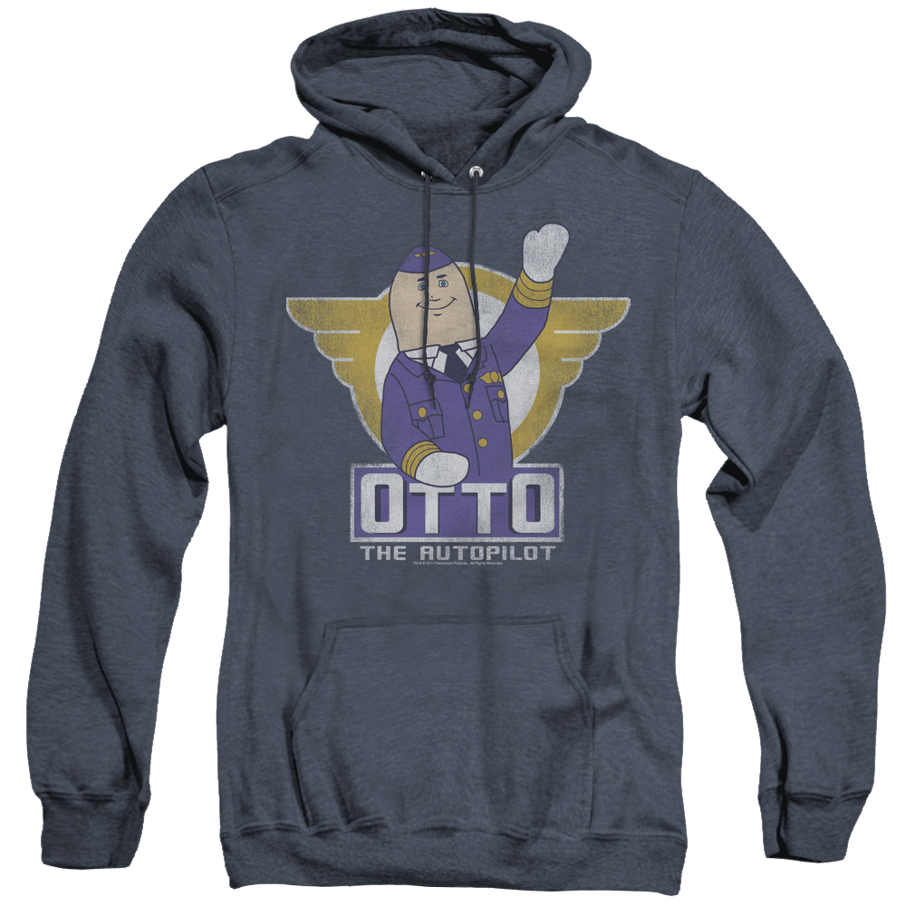 Airplane Otto - Heather Pullover Hoodie