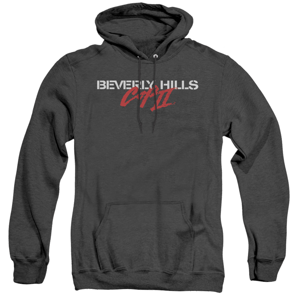 Beverly Hills Cop Logo - Heather Pullover Hoodie Style001