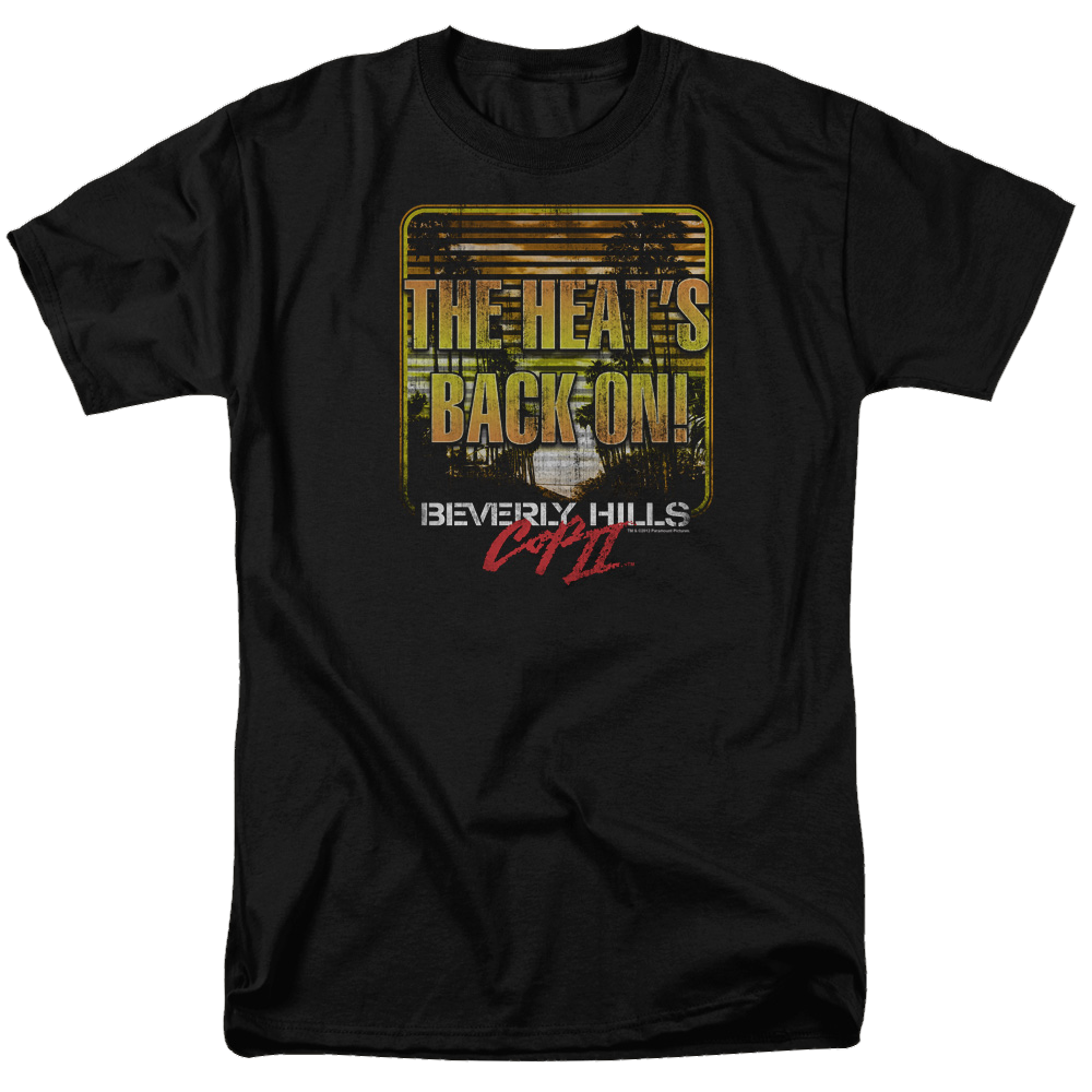 Beverly Hills Cop The Heats Back On - Men's Regular Fit T-Shirt