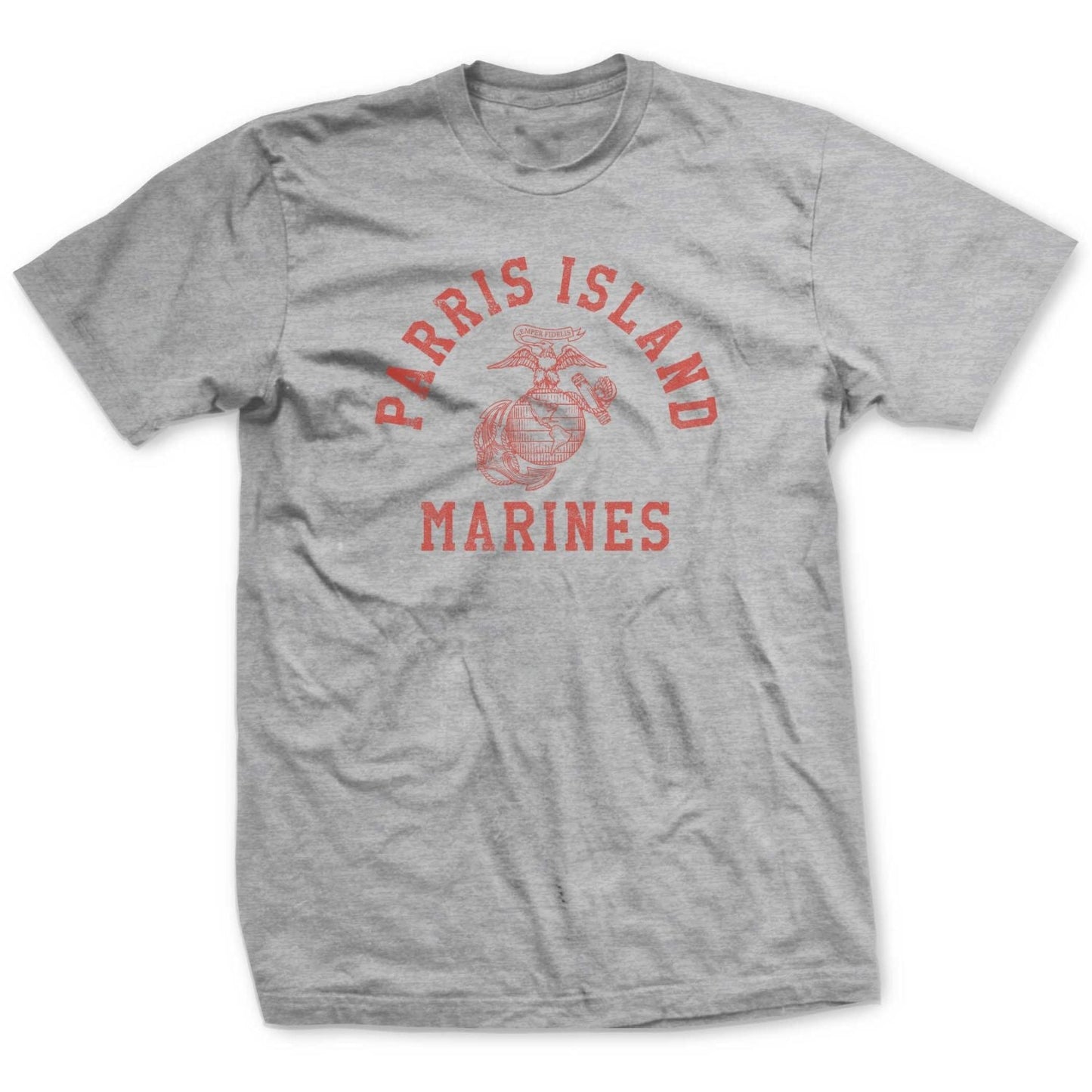 Parris Island Old School Training T-shirt - Heather Grey