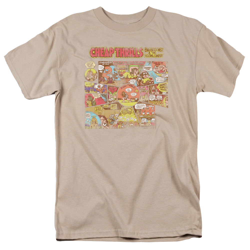 Big Brother and the Holding Company Cheap Thrills - Men's Regular Fit T-Shirt