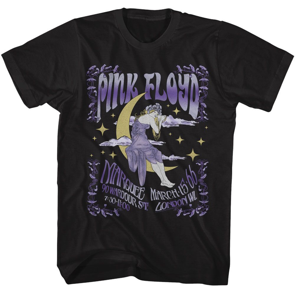 Pink Floyd Moon Girl Official T-Shirt