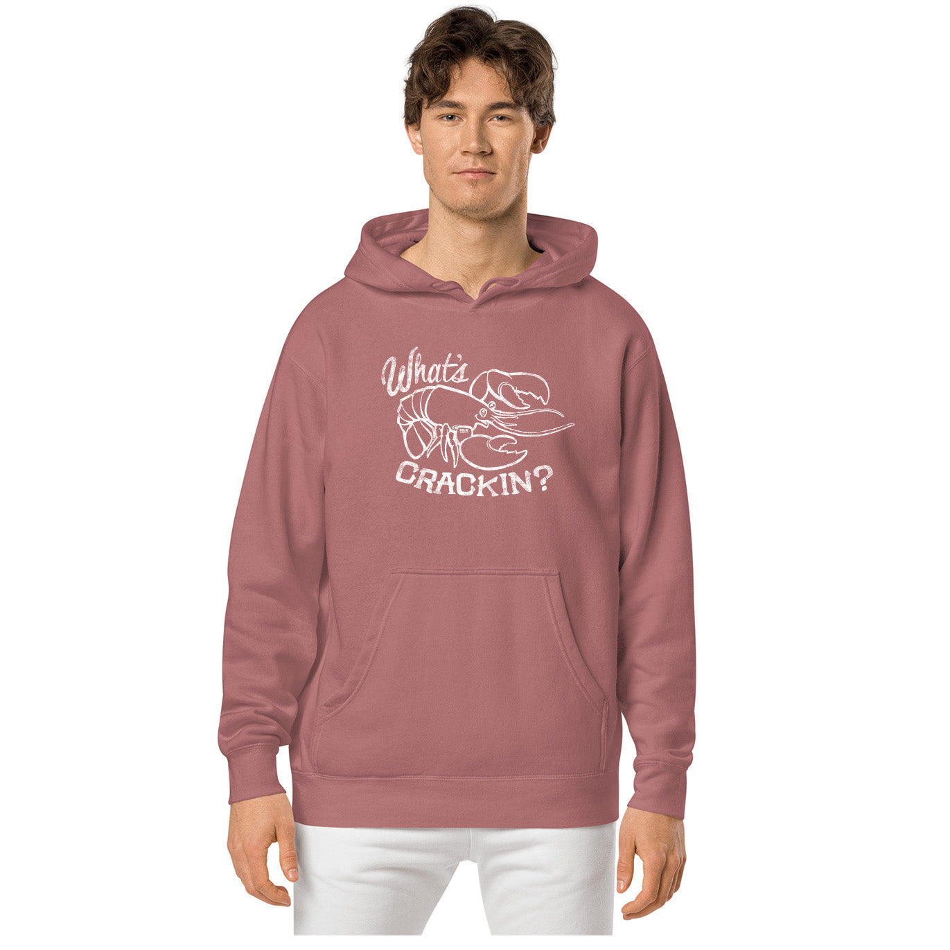 What's Crackin Vintage Wash Pullover Hoodie