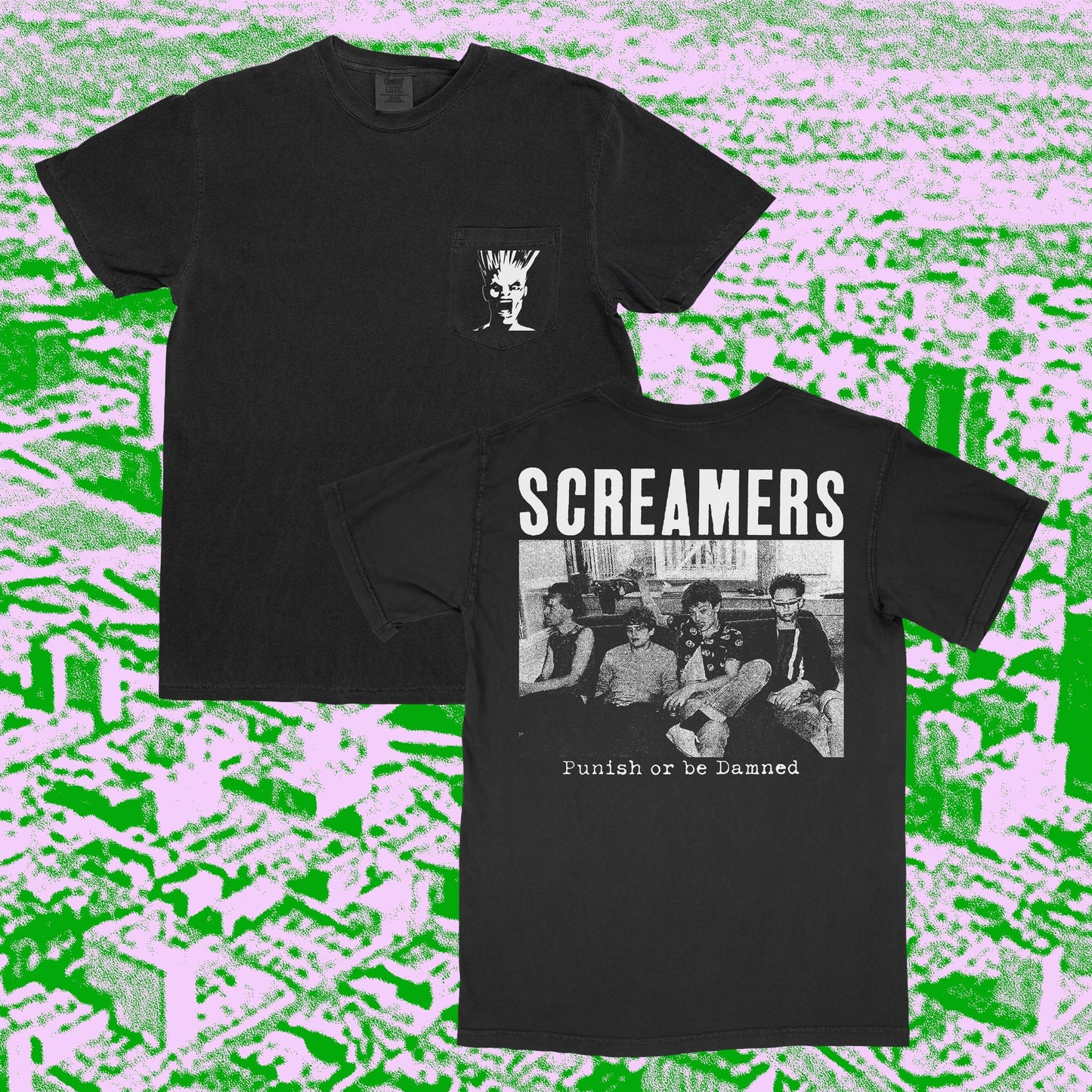 PUNISH OR BE DAMNED - POCKET TEE
