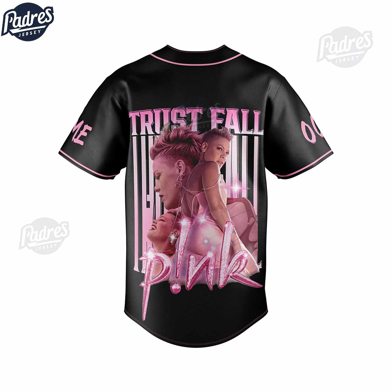 P!nk Trustfall Custom Baseball Jersey Style - Padres Jersey Oasis: Elevate Your Baseball Style Game