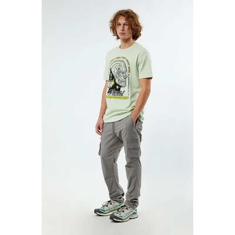 Pacsun Men's Stretch Gray Slim Cargo Pants