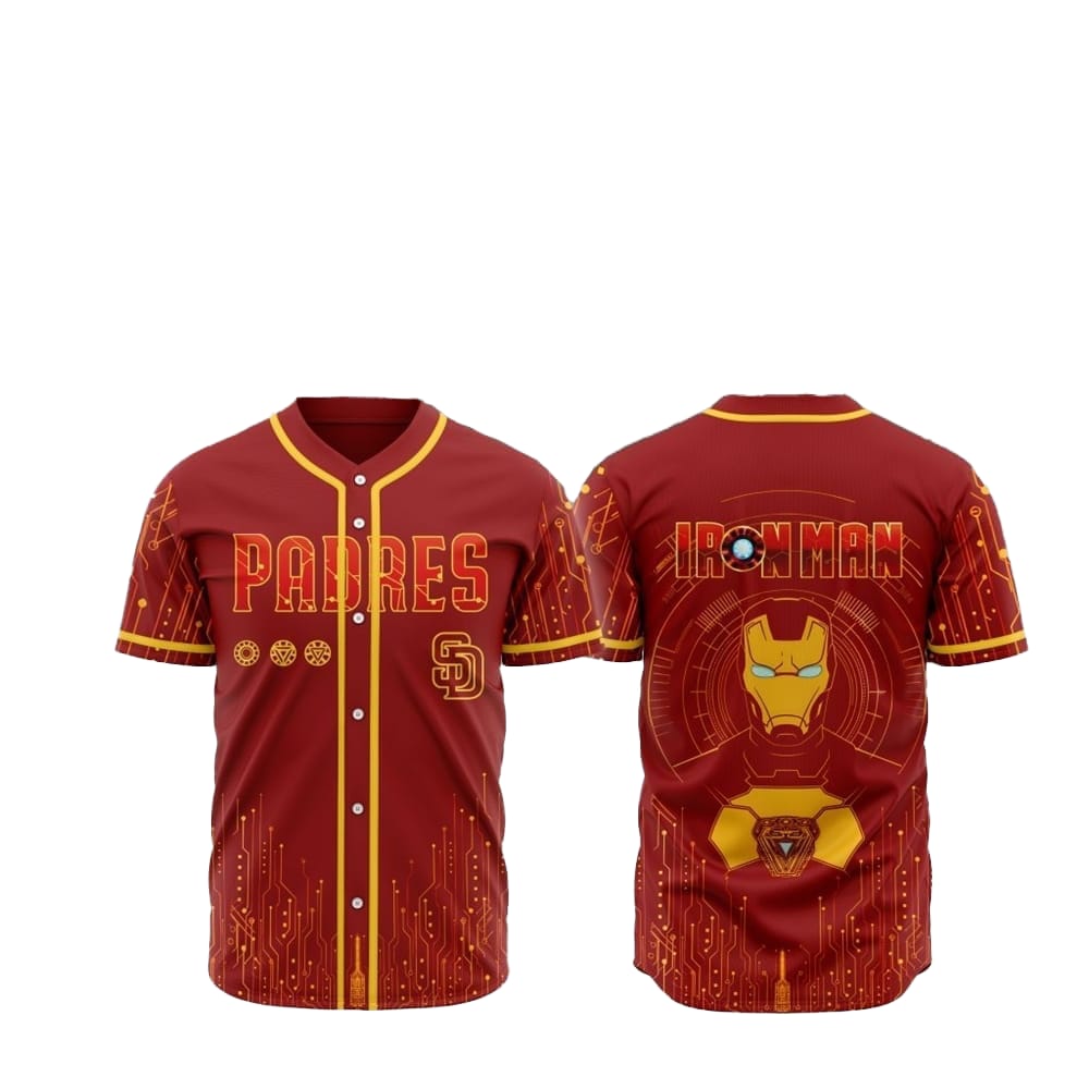Padres Iron Man Jersey 2025 - Grishko.com