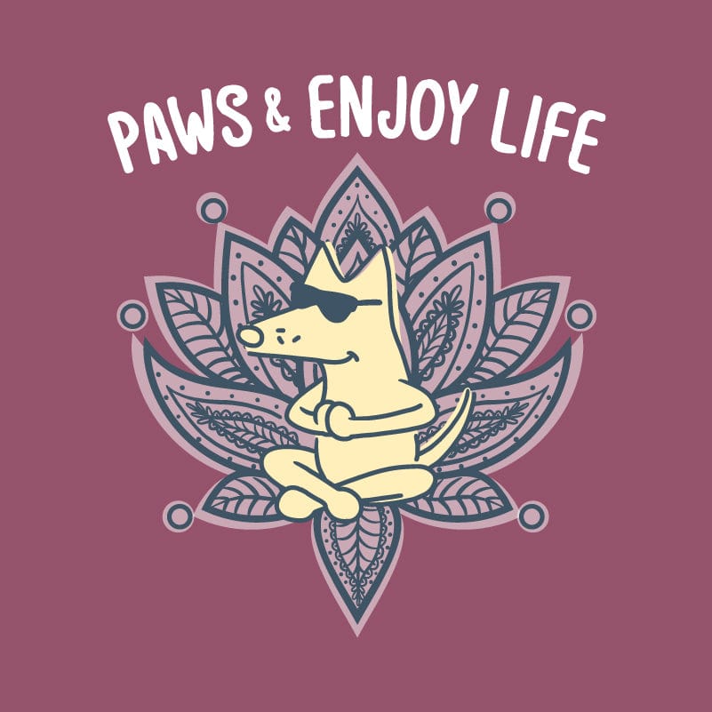 Paws And Enjoy Life - Crewneck Sweatshirt
