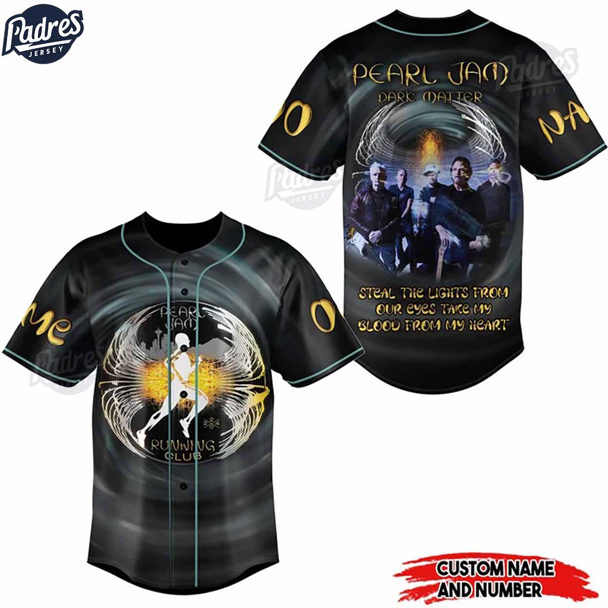 Pearl Jam Dark Matter Custom Baseball Jersey - Padres Jersey Oasis: Elevate Your Baseball Style Game