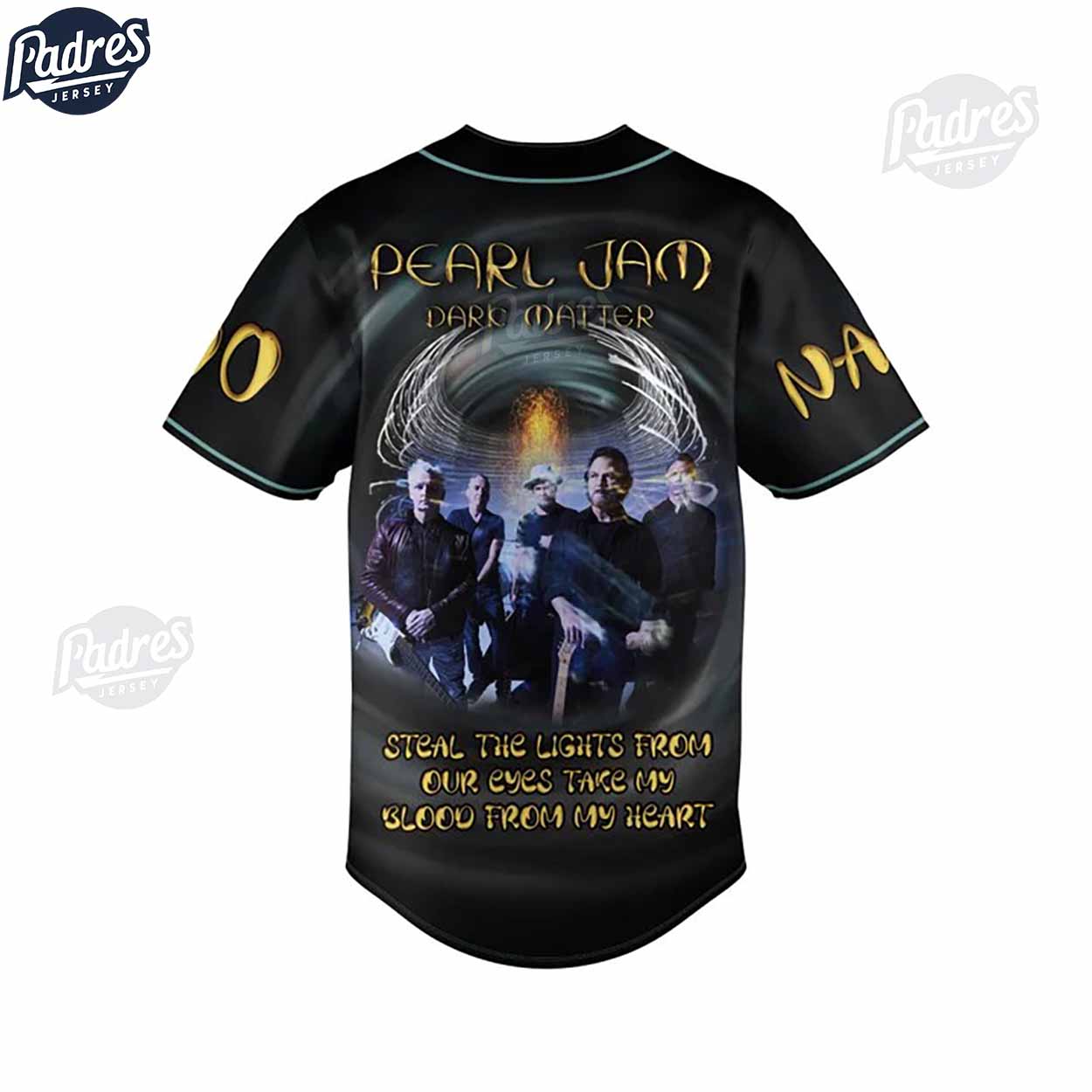 Pearl Jam Dark Matter Custom Baseball Jersey - Padres Jersey Oasis: Elevate Your Baseball Style Game