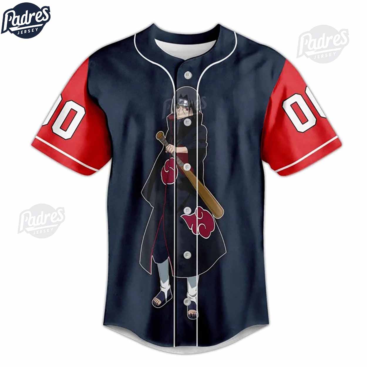 Personalized Itachi Baseball Jersey For Fans - Padres Jersey Oasis: Elevate Your Baseball Style Game