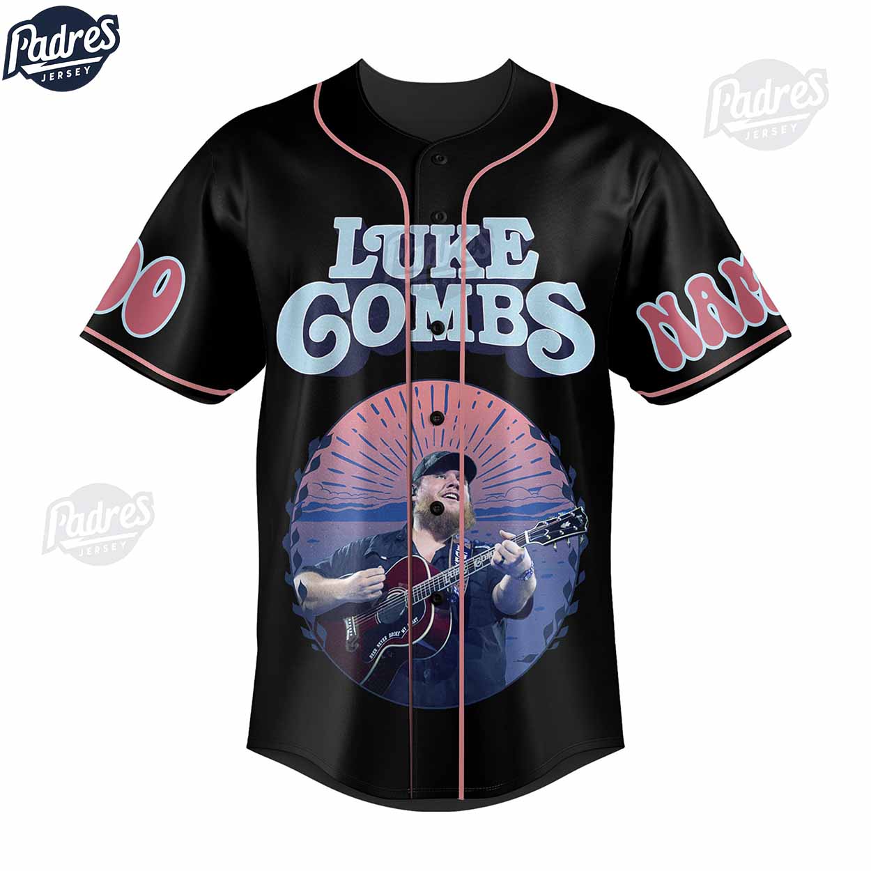 Personalized Luke Combs Growin' Up And Gettin' Old Baseball Jersey Shirt - Padres Jersey Oasis: Elevate Your Baseball Style Game