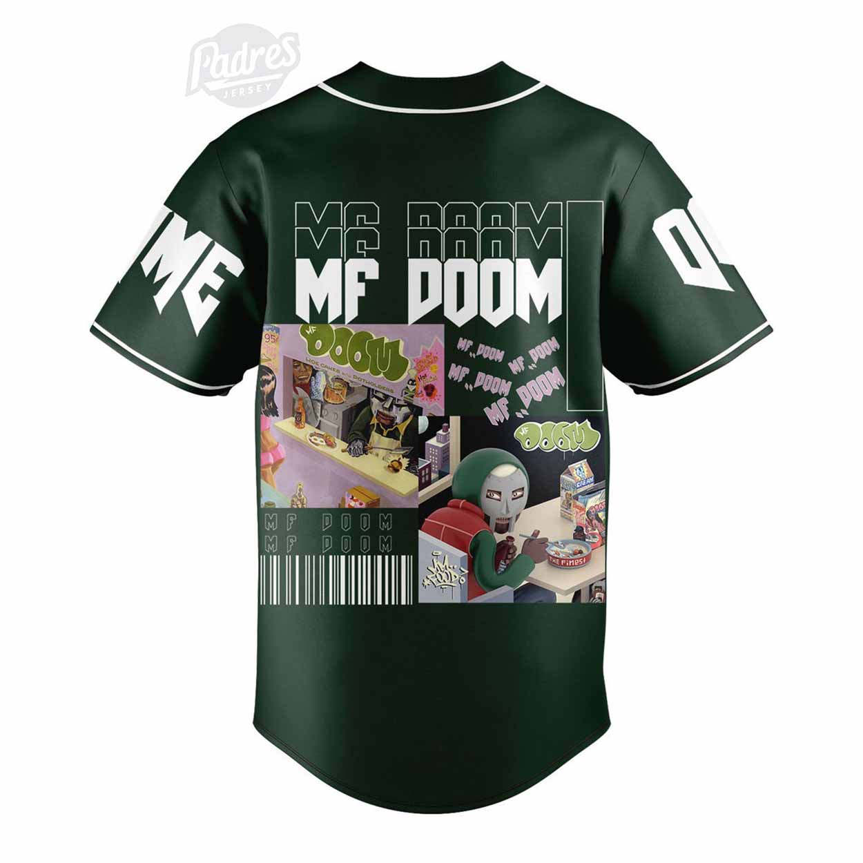 Personalized MF DOOM Baseball Jersey Shirt - Padres Jersey Oasis: Elevate Your Baseball Style Game
