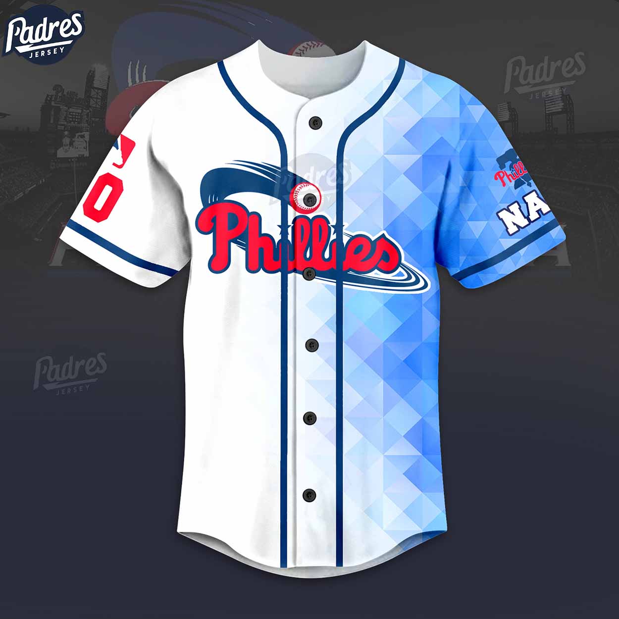 Personalized Philadelphia Phillies Baseball Jersey Gift For Fan - Padres Jersey Oasis: Elevate Your Baseball Style Game