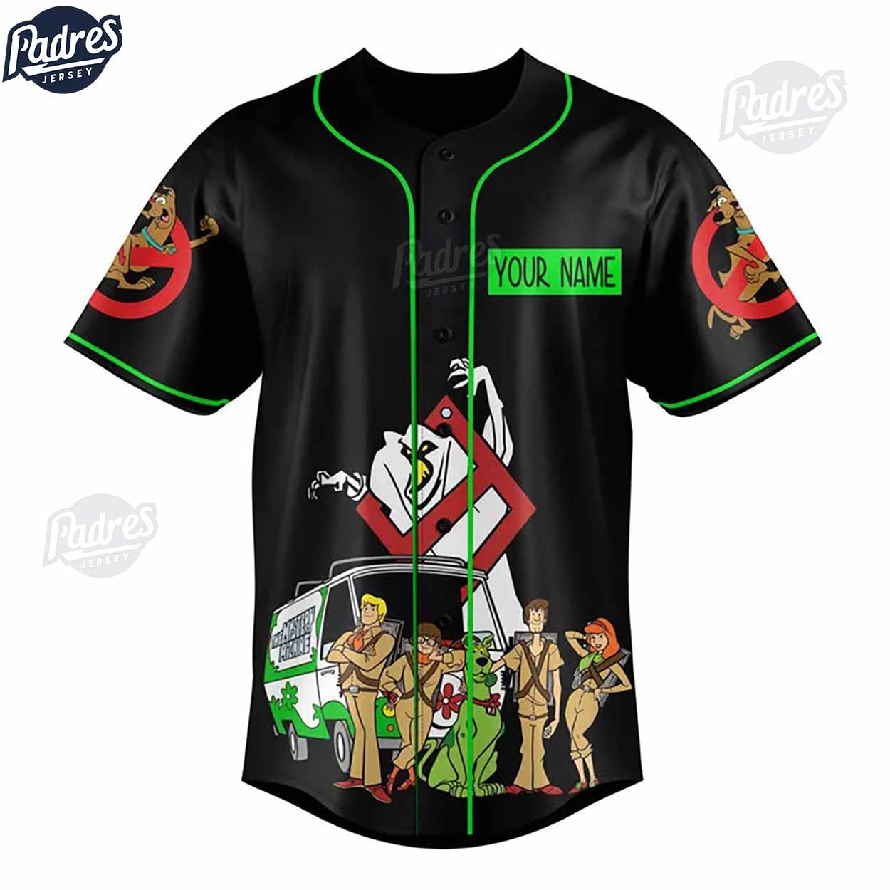 Personalized Scooby Doo Who Ya Gonna Call Baseball Jersey - Padres Jersey Oasis: Elevate Your Baseball Style Game
