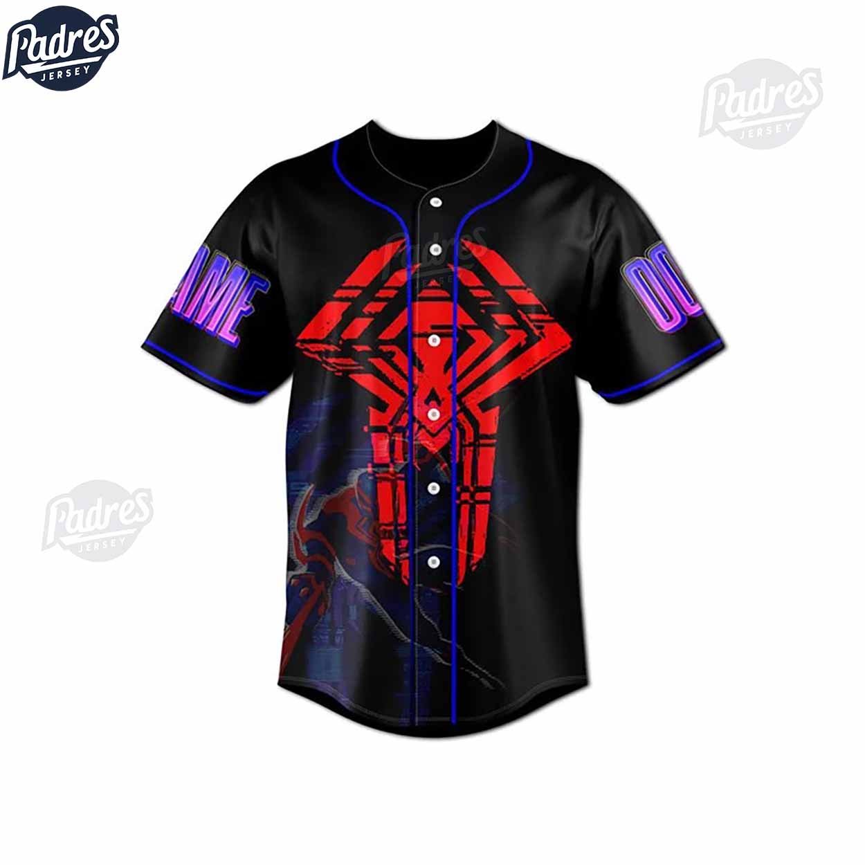 Personalized Spider-Man Across The Spider-Verse Baseball Jersey - Padres Jersey Oasis: Elevate Your Baseball Style Game
