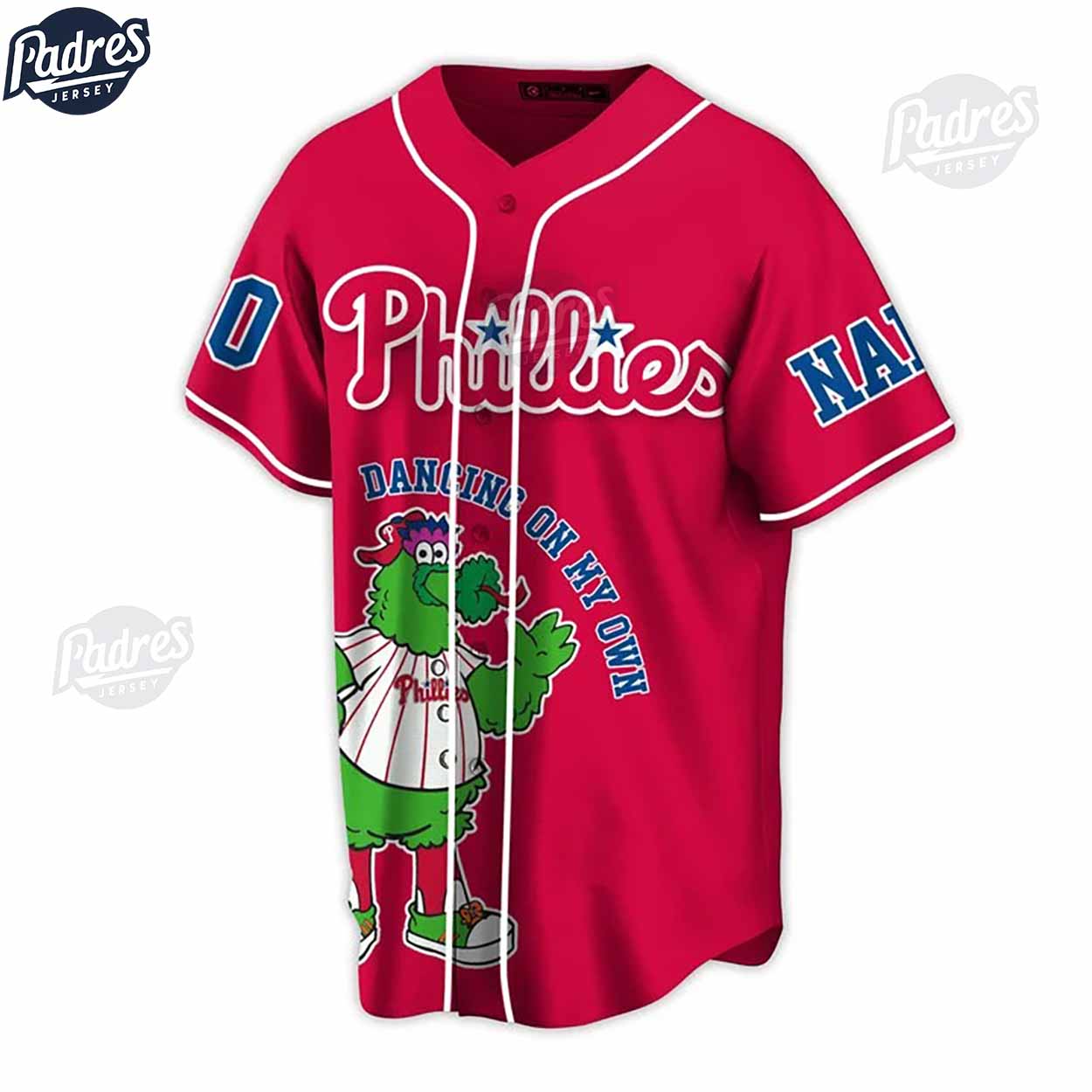 Philadelphia Phillies Dancing On My Own Custom Baseball Jersey - Padres Jersey Oasis: Elevate Your Baseball Style Game