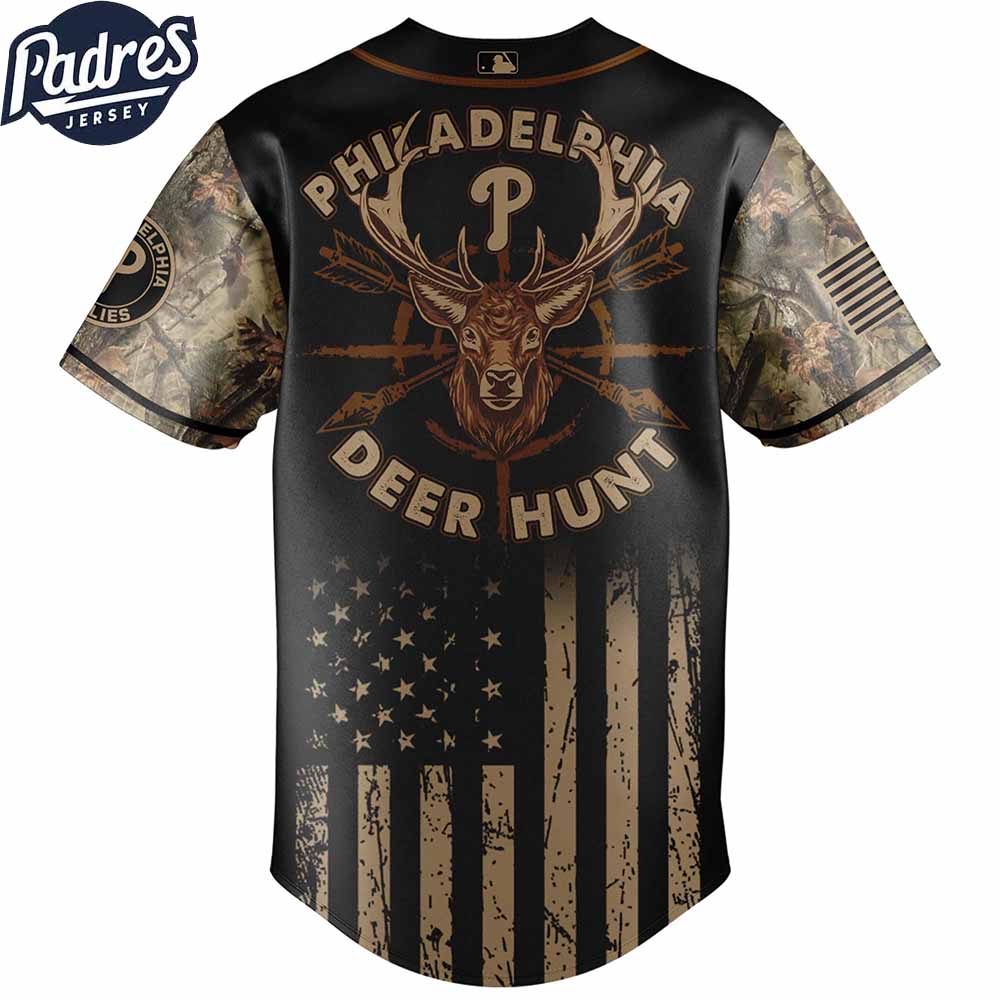 Philadelphia Phillies MLB X Deer Hunting Personalized Baseball Jersey - Padres Jersey Oasis: Elevate Your Baseball Style Game