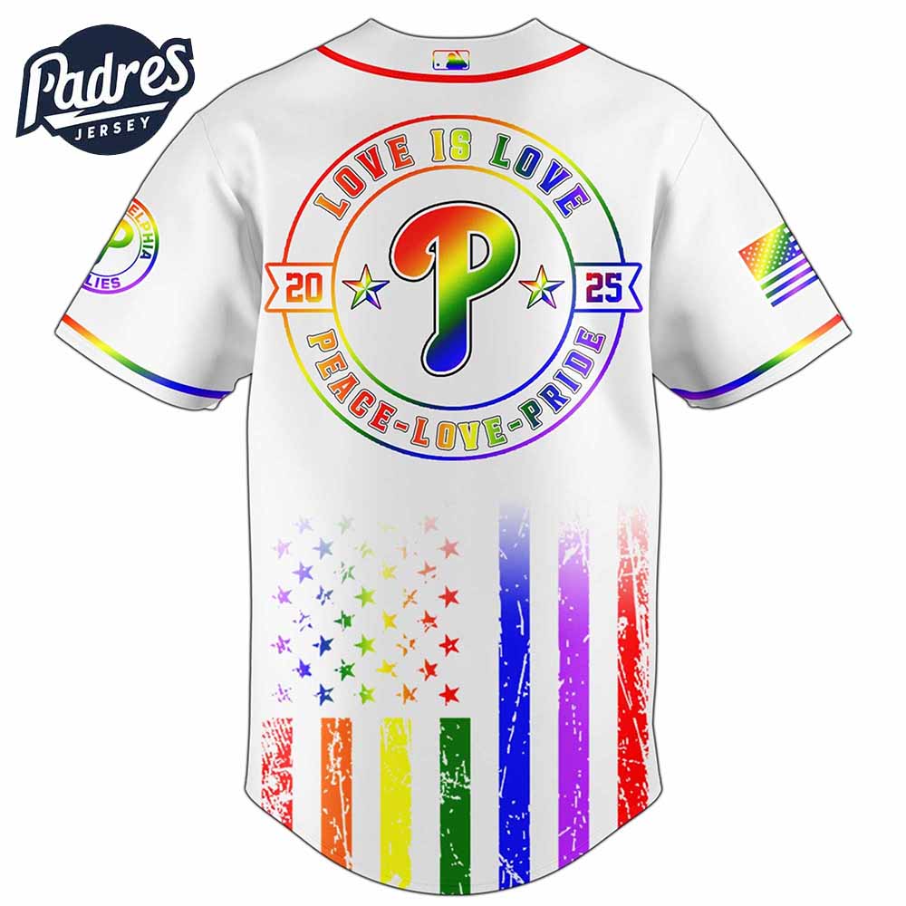 Philadelphia Phillies MLB x Happy Pride Month Baseball Jersey - Padres Jersey Oasis: Elevate Your Baseball Style Game