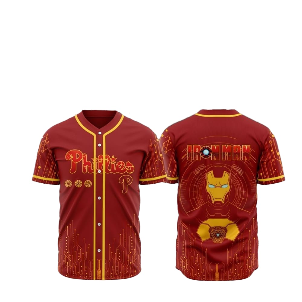 Phillies Iron Man Jersey 2025 - Grishko.com