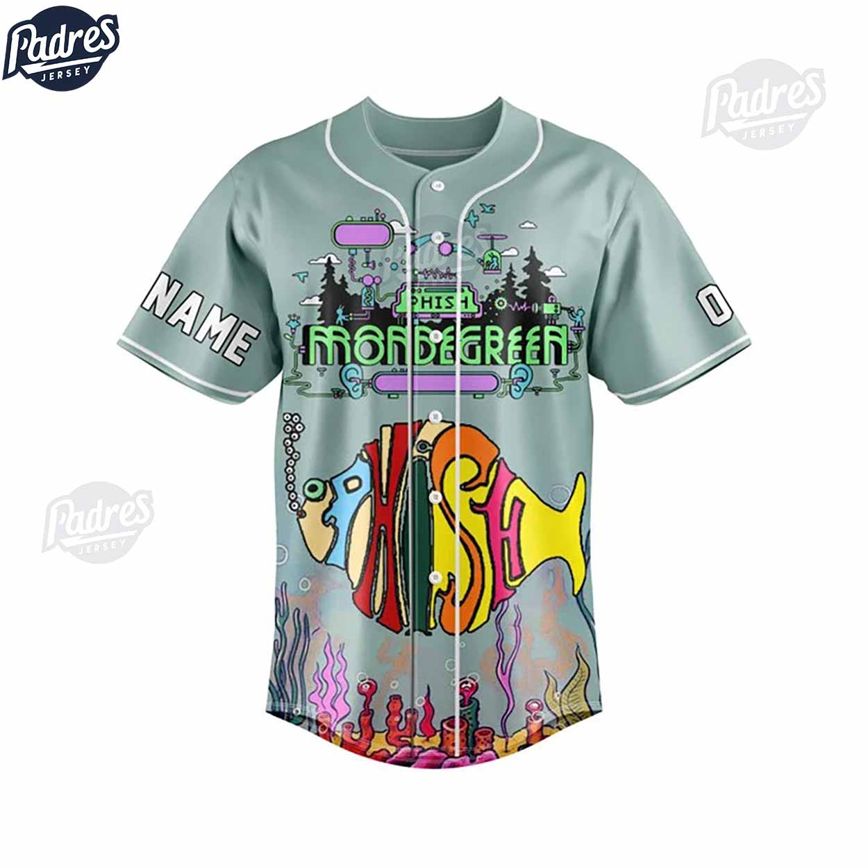 Phish Mondegreen Custom Baseball Jersey Style - Padres Jersey Oasis: Elevate Your Baseball Style Game
