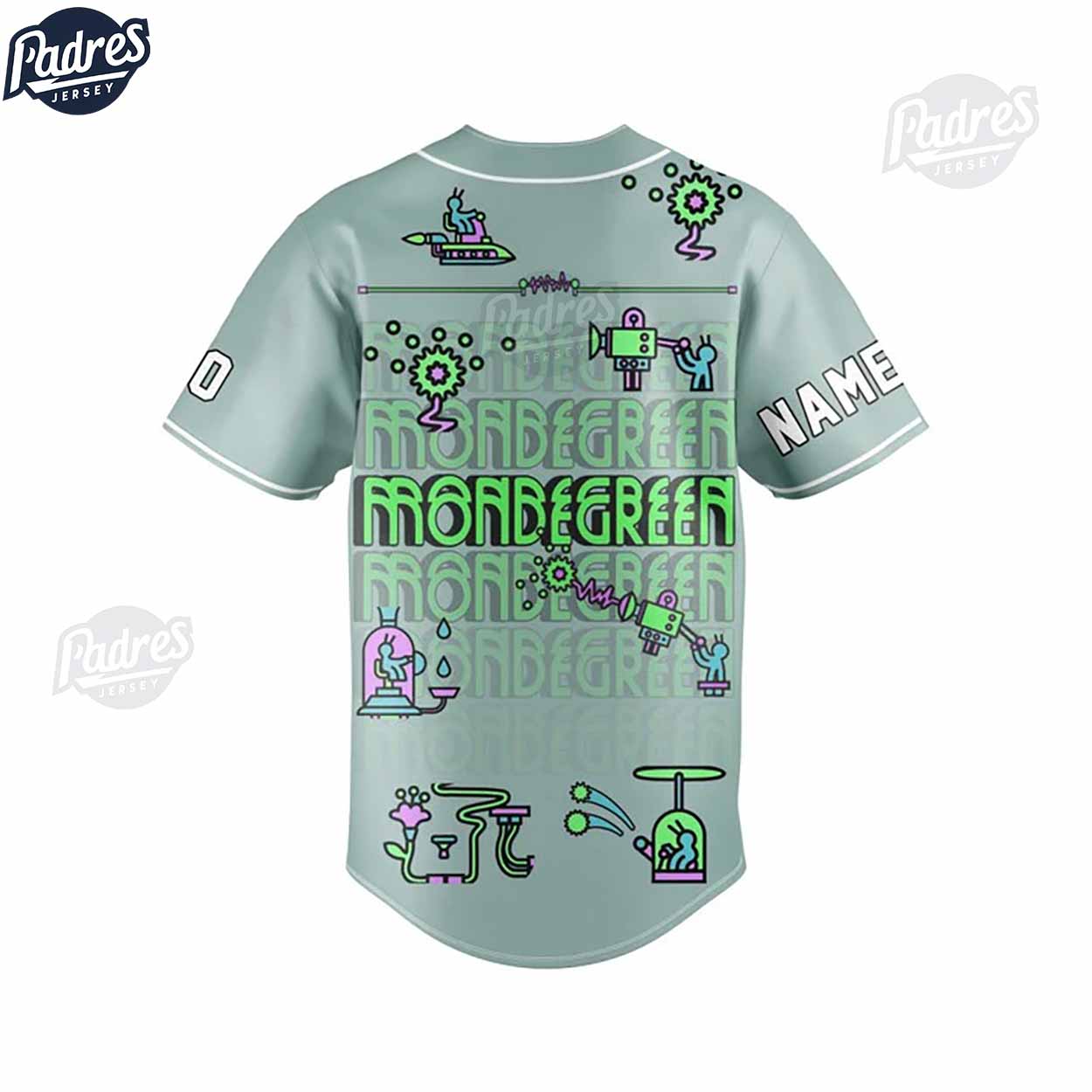 Phish Mondegreen Custom Baseball Jersey Style - Padres Jersey Oasis: Elevate Your Baseball Style Game