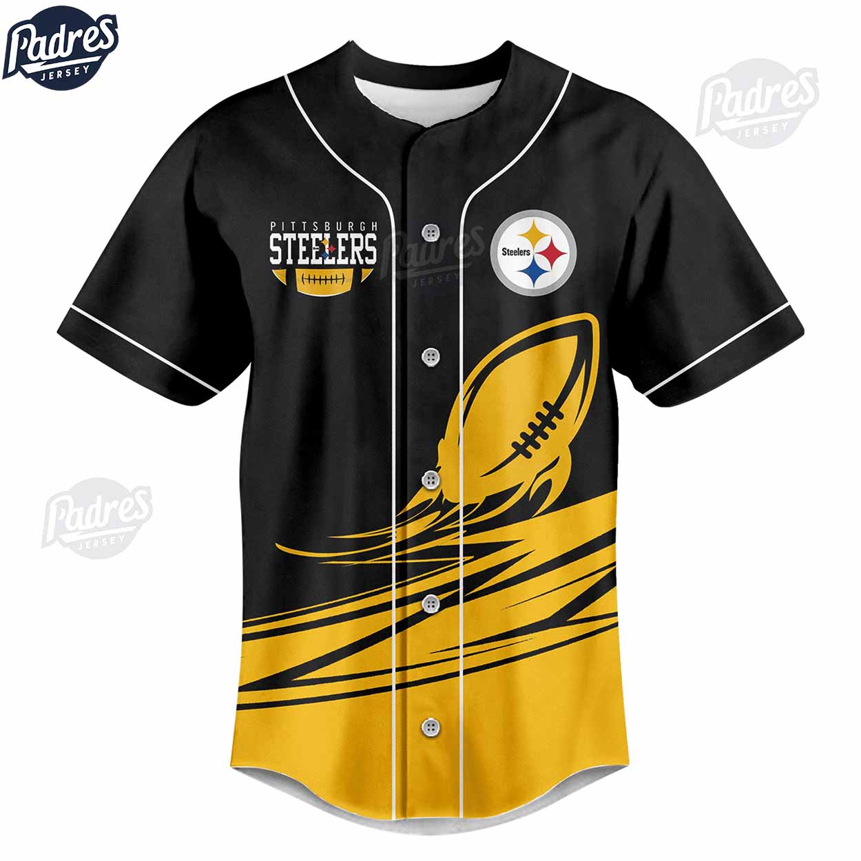 Pittsburgh Steelers In My Veins Jesus In My Heart Baseball Jersey Outfit - Padres Jersey Oasis: Elevate Your Baseball Style Game