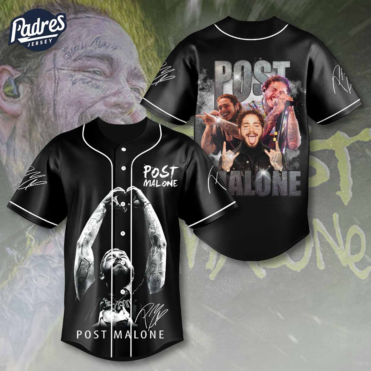 Post Malone I Love Fans Baseball Jersey Style - Padres Jersey Oasis: Elevate Your Baseball Style Game