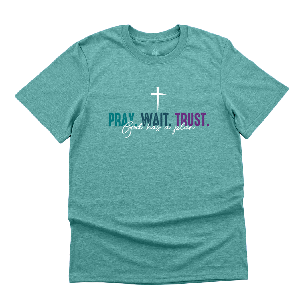 FREE Pray Wait Trust Tee *Add Any Other Item To Cart To Unlock FREE Price. Limit 1*