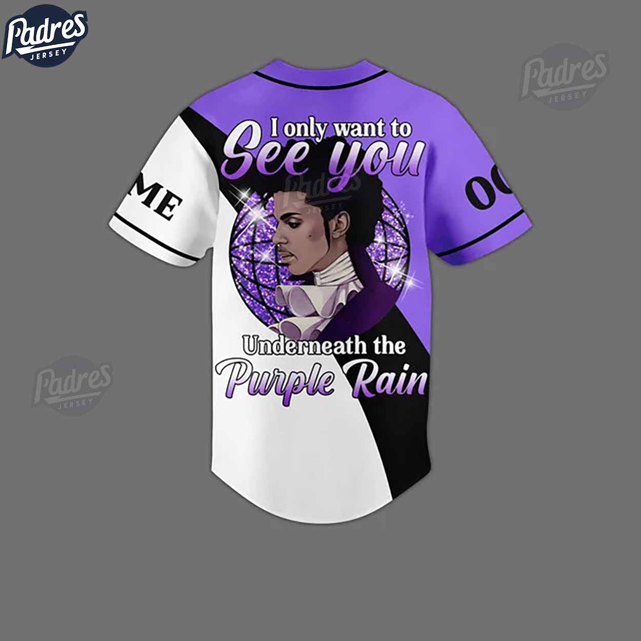 Prince Purple Rain Custom Baseball Jersey - Padres Jersey Oasis: Elevate Your Baseball Style Game