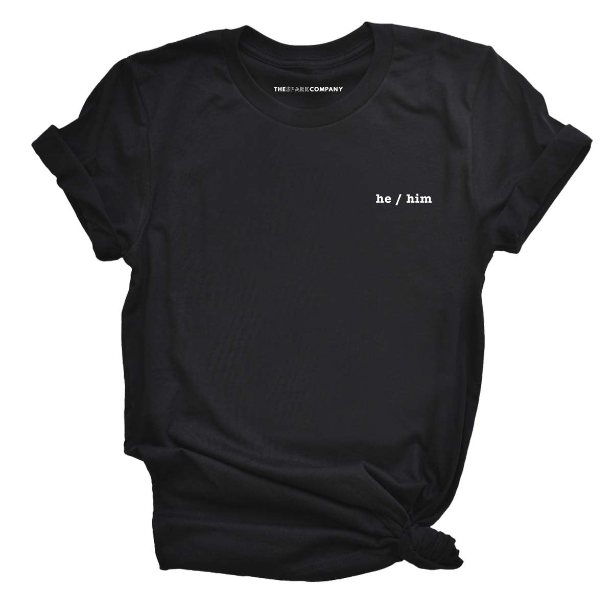 Pronouns Embroidered T-Shirt