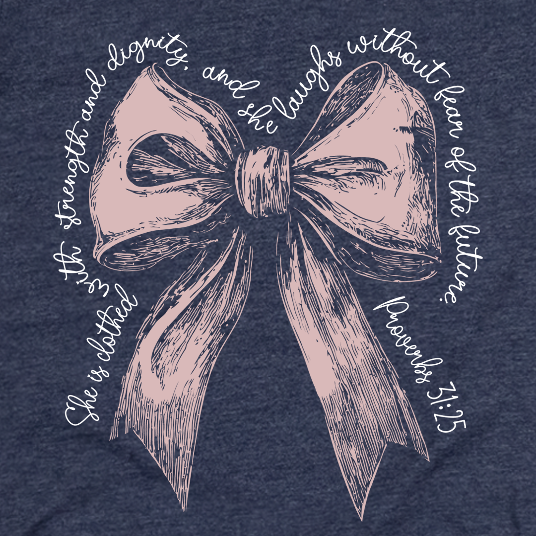 Proverbs 31 Bow Tee