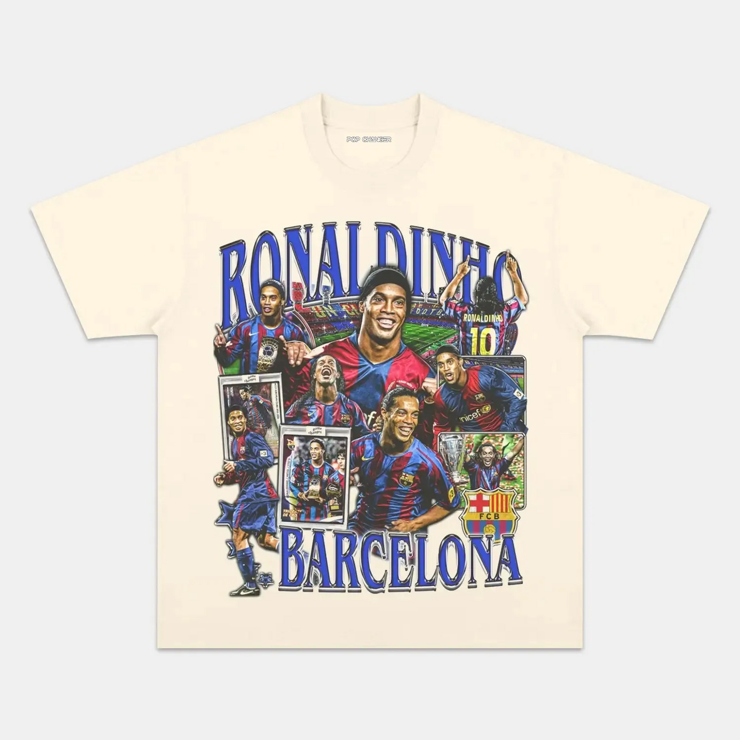RONALDINHO - FCB TEE Style001
