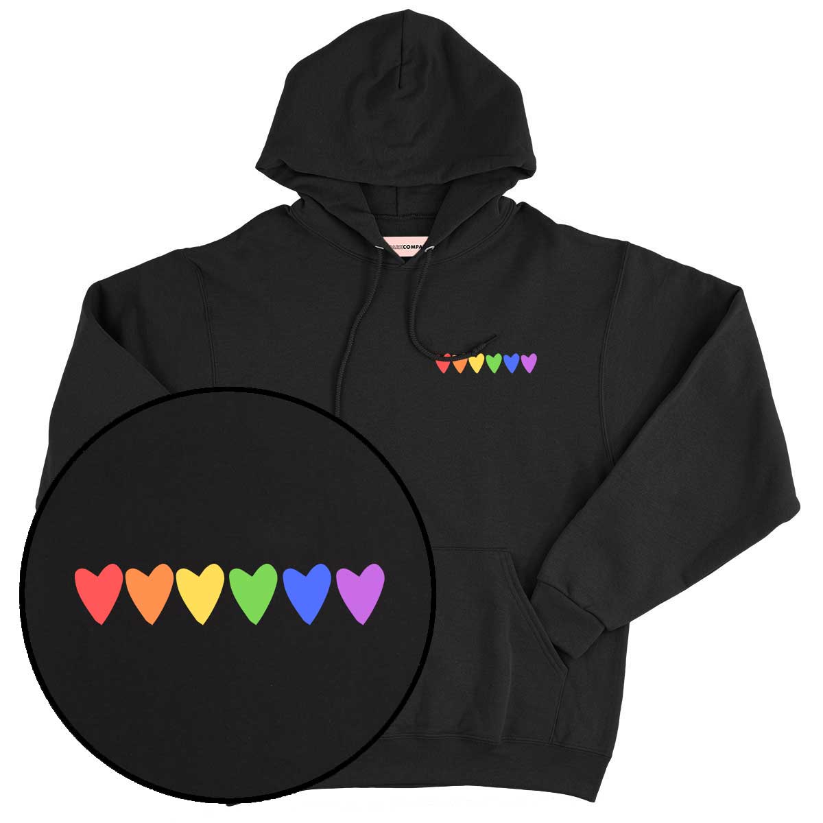 Rainbow Hearts Hoodie