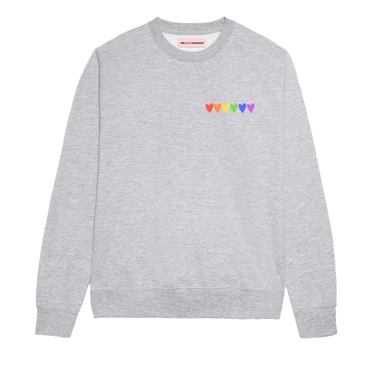 Rainbow Hearts Sweatshirt