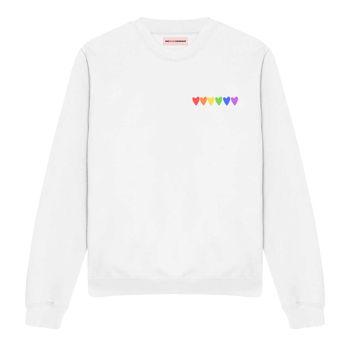 Rainbow Hearts Sweatshirt