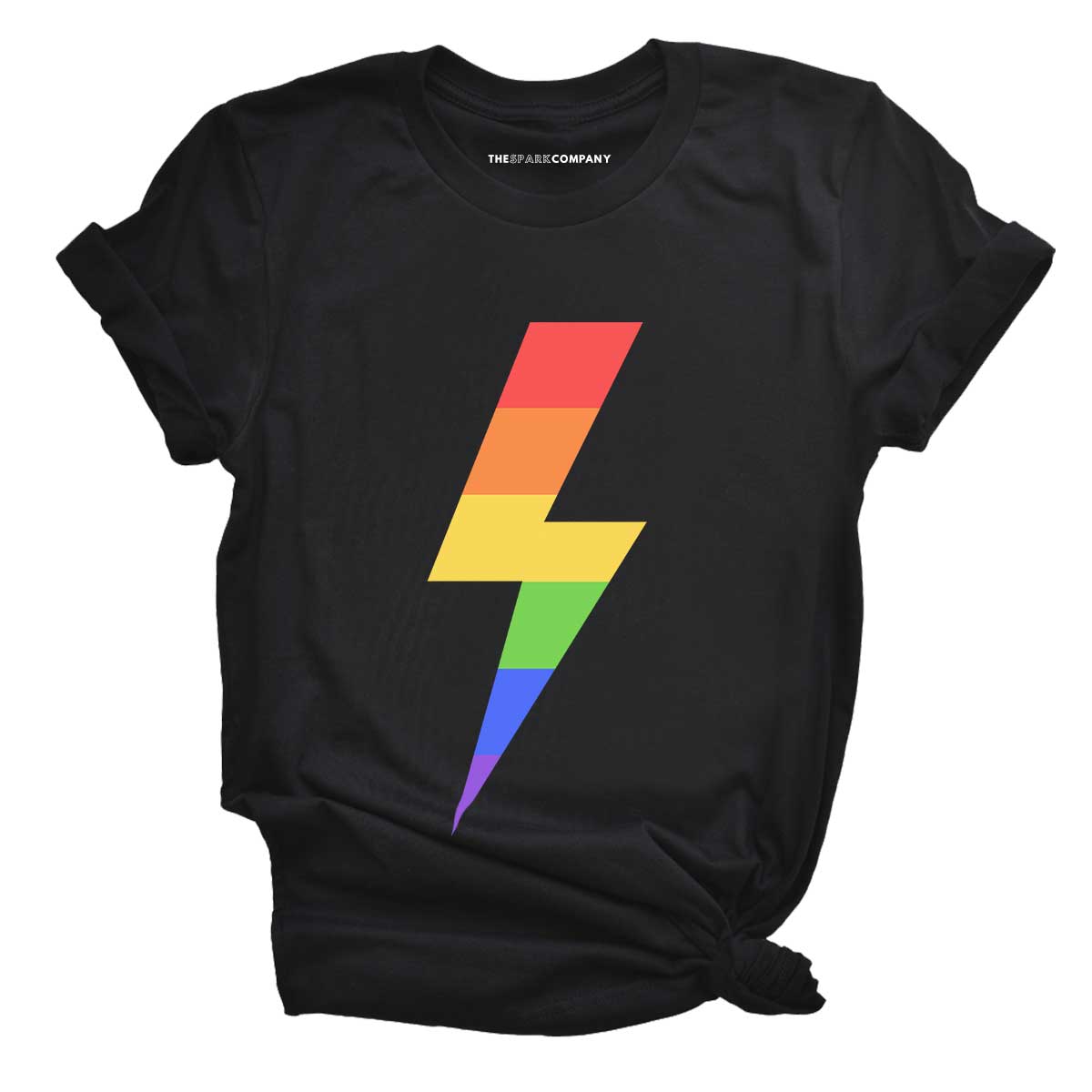 Rainbow Lightning Bolt T-Shirt