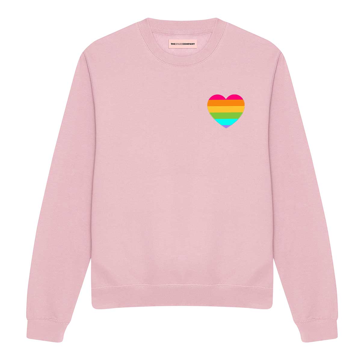 Rainbow Pride Heart Sweatshirt