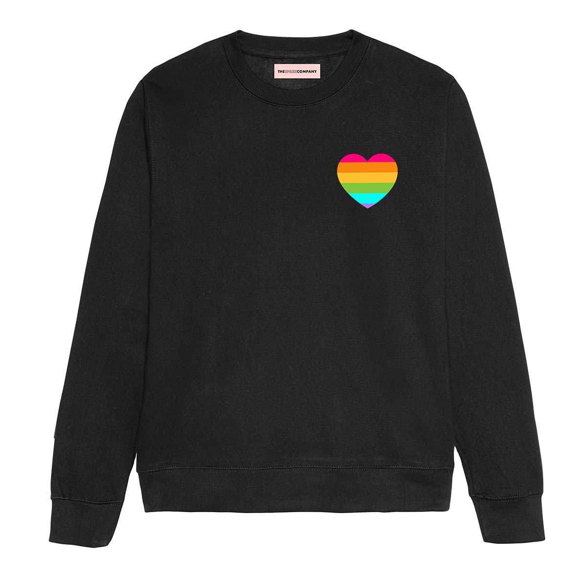 Rainbow Pride Heart Sweatshirt