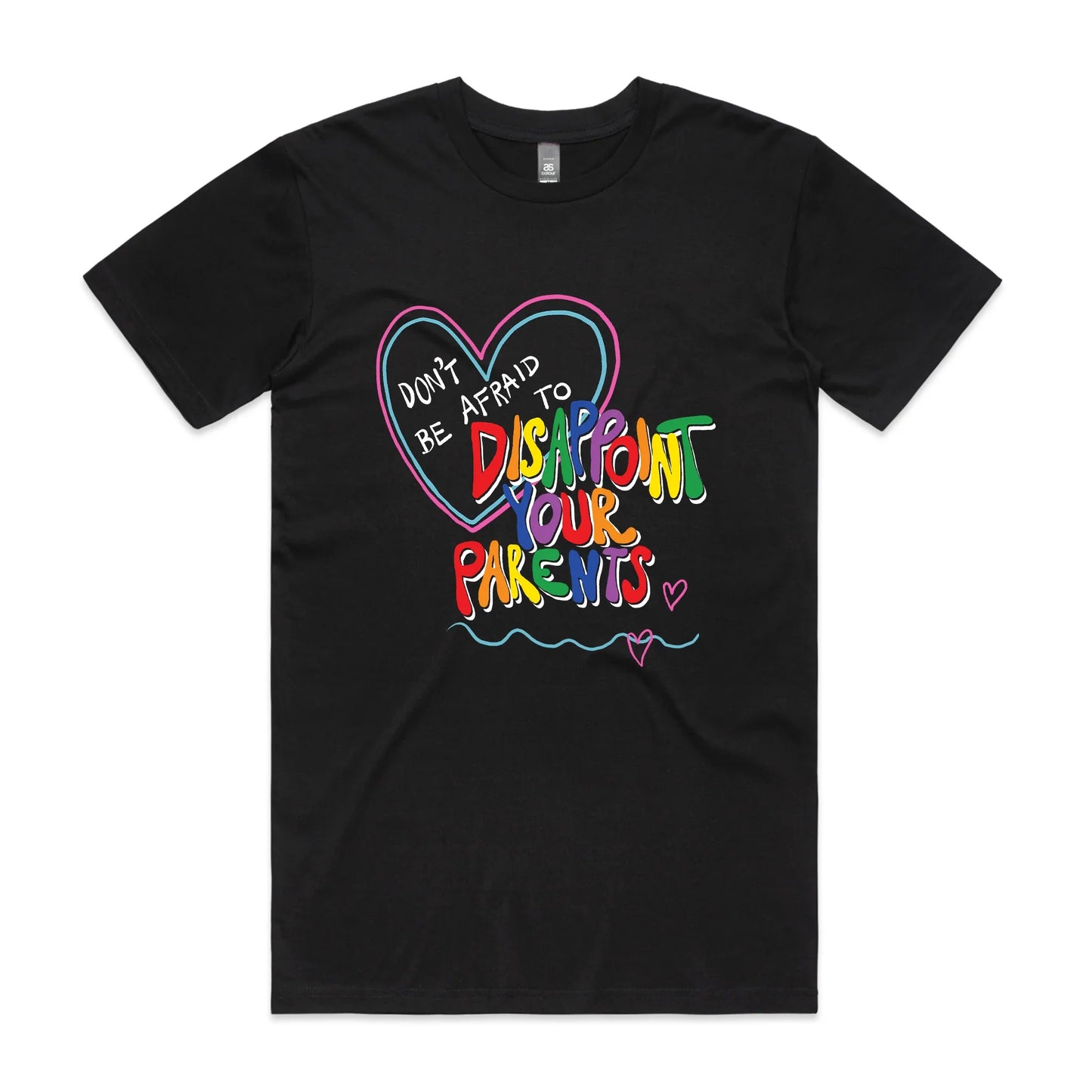 Disappoint Your Parents Rainbow Tee
